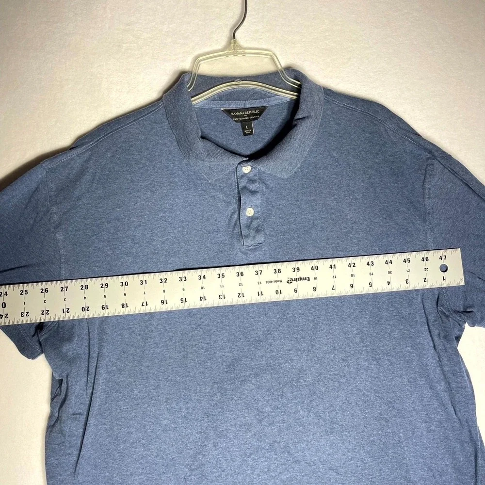 Banana Republic Blue Polo Men Size L